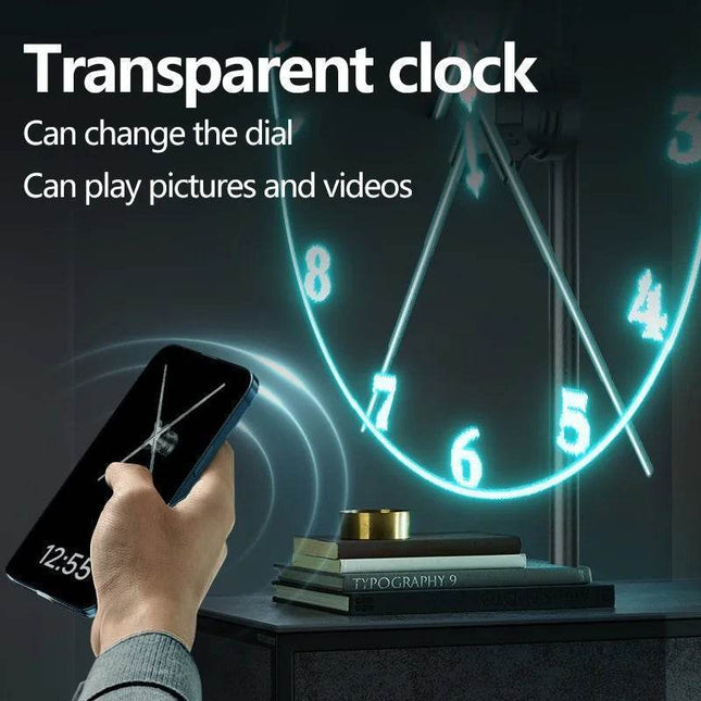 Cyberpunk 3D Projector LED Digital Large Wall Clock - Mad Fly Essentials