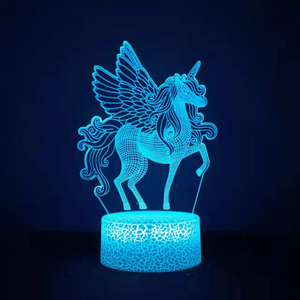 Animal Unicorn 16Color Changing 3D LED Night Light