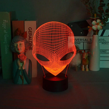 Alien Shaped 3D LED Night Light