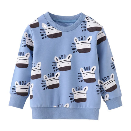 Sweater Baby Boy Long Dinosaur Animal Sweater - Sweater - Jumping Meters - Mad Fly Essentials