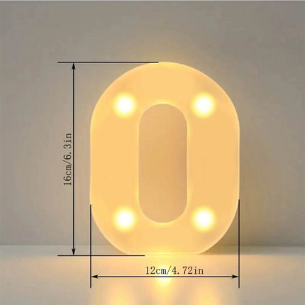 Wedding Decor Led Light Number Letters Sign - Mad Fly Essentials