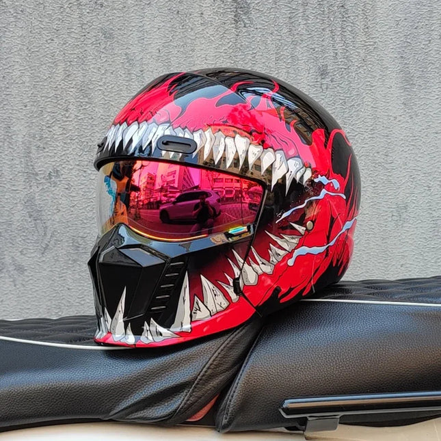 Motorcycle Helmet Full Face Combination Headphone Slot Helmets - Motorcycle Helmet  - MT - Mad Fly Essentials