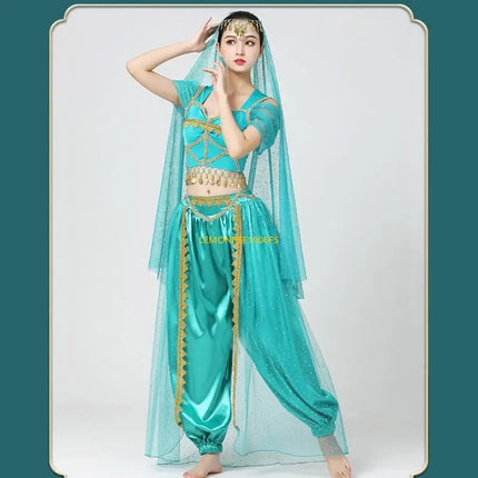 Costume Set Women Exotic Belly Dancing 4pc Costume - Costume Set - Echoine - Mad Fly Essentials