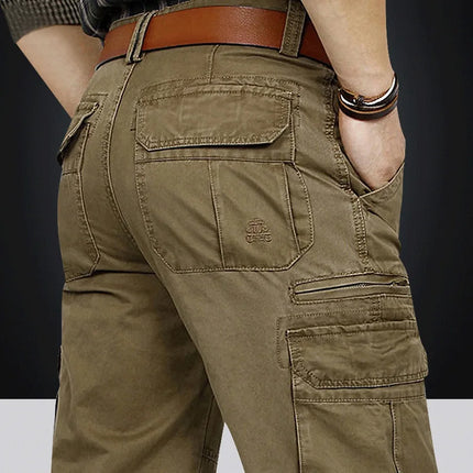 Cargo Pants Men Straight Leg Casual Khaki Pants - Cargo Pants - ICPANS - Mad Fly Essentials