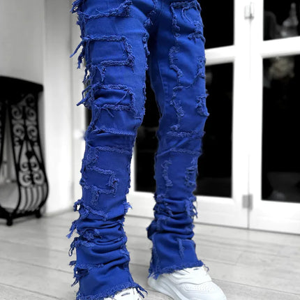 Jeans Men Straight Fit Stretch Casual Denim Pants - Jeans - Metaphor - Mad Fly Essentials