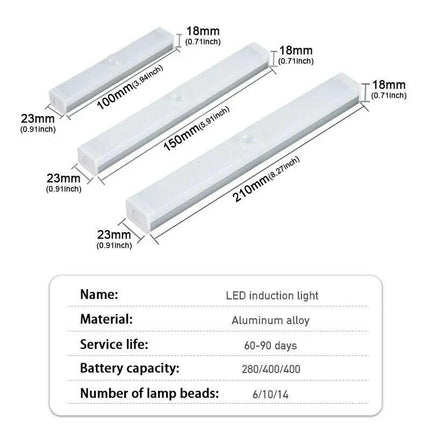 SEAMETAL USB Rechargeable LED Auto Car Sensor Light