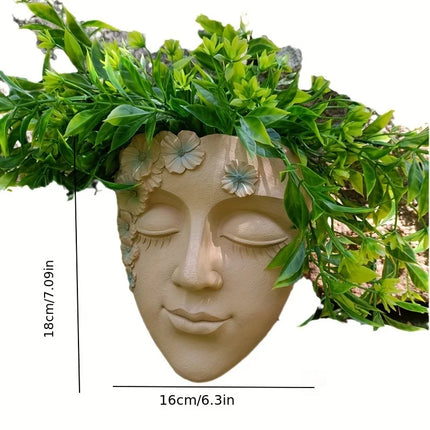Garden Decor Nordic Face Flower Pot Wall Planter - Garden Decor - Nordic Creations - Mad Fly Essentials