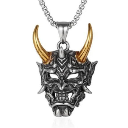 Men Norse Mythology Viking Gods Wolf Pendant Necklace