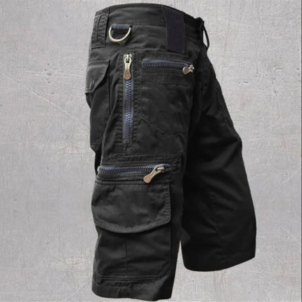 Cargo Shorts Men Military Style Solid Shorts - Cargo Short - Gingtto - Mad Fly Essentials
