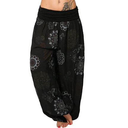Women Summer Floral Harem Fashion Pants - Mad Fly Essentials