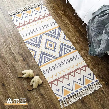 Area Rug Plaid Bedroom Living Bohemian Rug - Area Rug - Miracle Sweet - Mad Fly Essentials