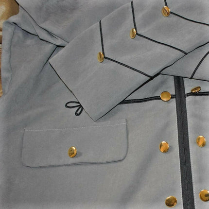 Men Steampunk Medieval Vintage Military Jackets