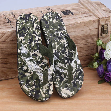 Men Camouflage Flip Flops 40-45 Indoor Outdoor Sandals