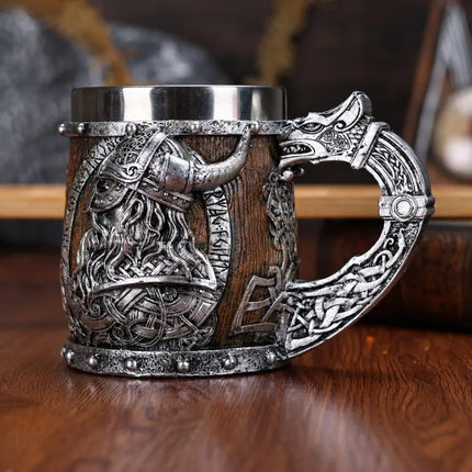 Beer Mug Nordic Retro Viking Dragon Mug - Beer Mug - Hokerbat - Mad Fly Essentials