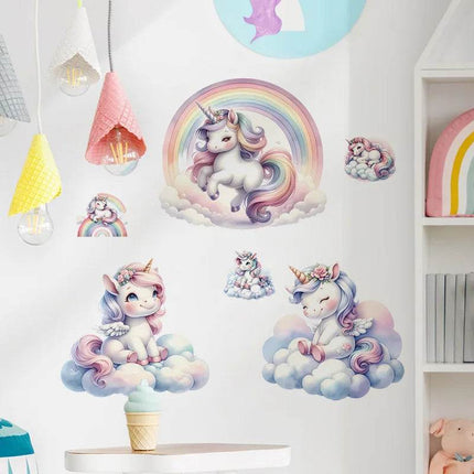 Girls Room 3D Unicorn Wall Stickers - Mad Fly Essentials