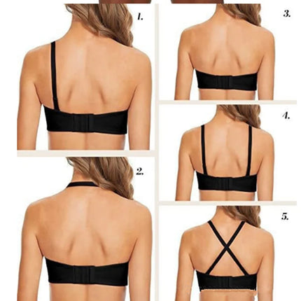 Bra Women Plus Strapless Bandeau Bra - Bra - Heflashor - Mad Fly Essentials