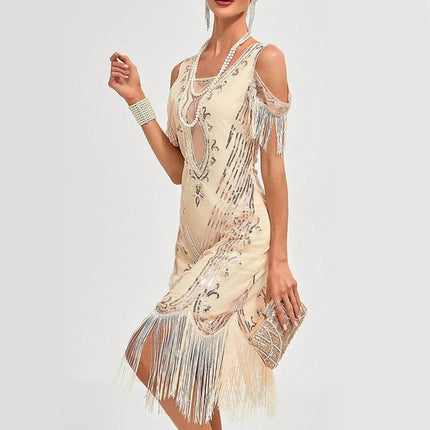 Women 20s Great Gadsby MIDI Party Dress - Mad Fly Essentials