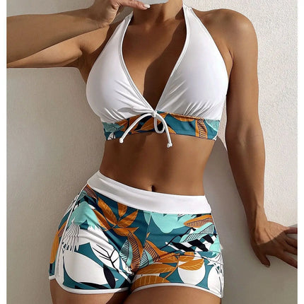 Tankini Set Women Paneled Floral 2pc Swimwear Set - Tankini Set - Stefani Lee -  Mad Fly Essentials