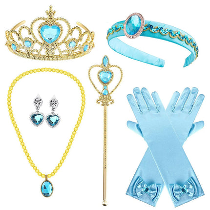 Girl Seasonal Wear Gloves Wand Princess Costume Accessories Set - Girl Seasonal Wear - Zawaland - Mad Fly Essentials