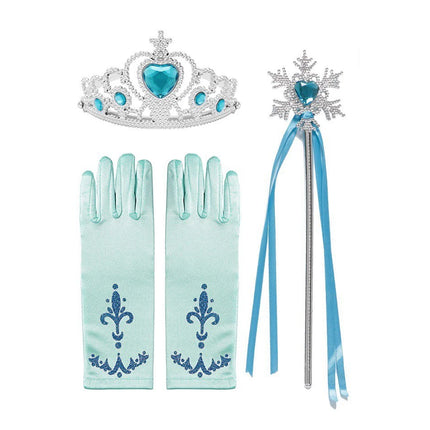 Girl Seasonal Wear Gloves Wand Princess Costume Accessories Set - Girl Seasonal Wear - Zawaland - Mad Fly Essentials