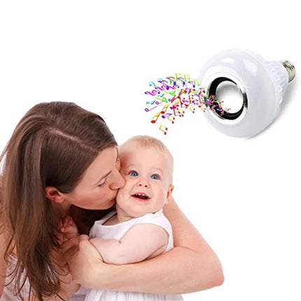 LED Bulb Smart 12W E27 Bluetooth Speaker Remote Bulb - LED Bulb - Avacom - Mad Fly Essentials