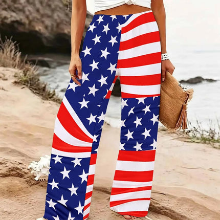 Harem Pants Women Plus Flag Wide Leg Pants - Harem Pants - Inpetal - Mad Fly Essentials