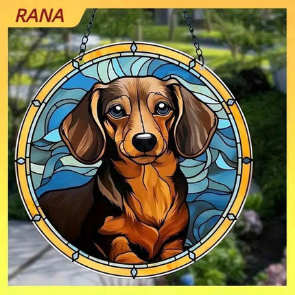 RANA Colored Glass Hanging Sun Catcher Window Decor - Mad Fly Essentials