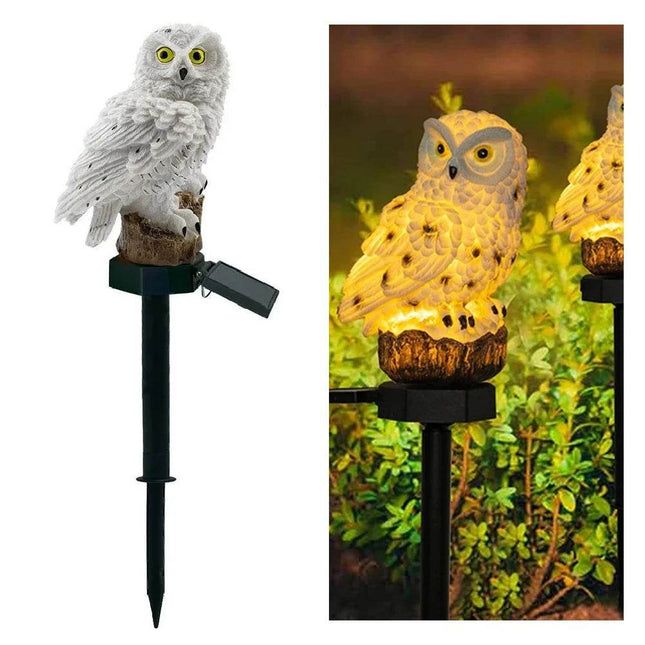 Solar Dog Owl Garden Lawn Lamp - Mad Fly Essentials
