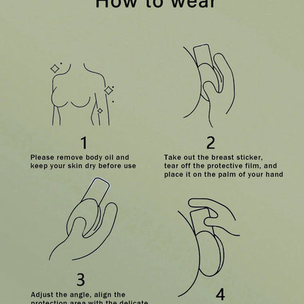 Bra Aikiki Breast Pads Nipple Chest Stickers - Bra - Aikiki - Mad Fly Essentials