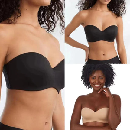 Bra Women Plus Strapless Bandeau Bra - Bra - Heflashor - Mad Fly Essentials