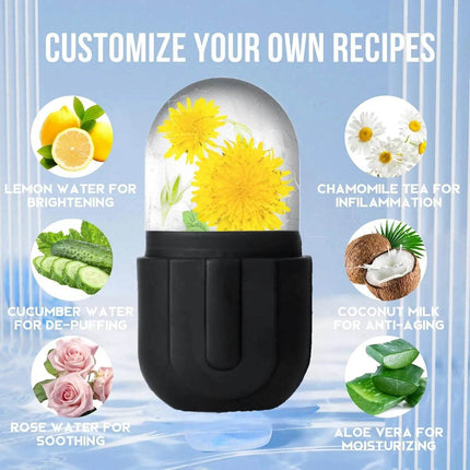 Silicone Ice Roller Face Massager Beauty Essentials - Mad Fly Essentials