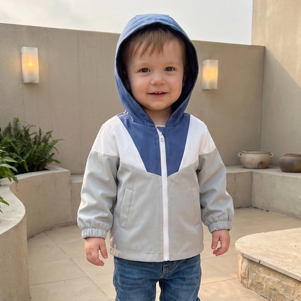 Outerwear Boys Autumn Toddler Contrast Color Long Jacket - Outerwear - Wildsurfer - Mad Fly Essentials