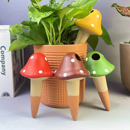 4pc Mushroom Water Dripper Garden Decor - Mad Fly Essentials