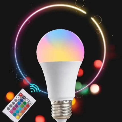 Multicolor E27 LED RGB Smart Bulb - Mad Fly Essentials