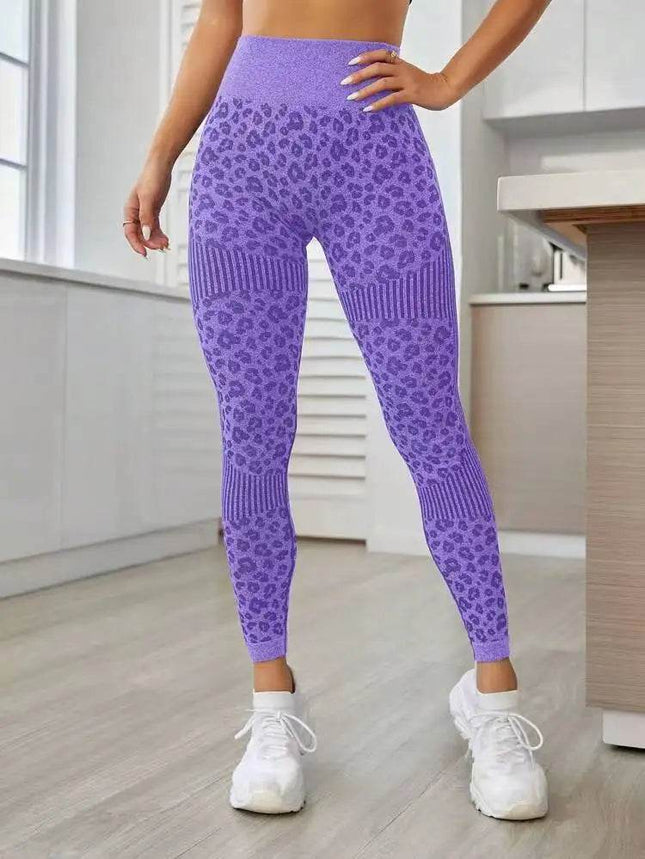 Women Leopard 3D Fitness Leggings - Mad Fly Essentials