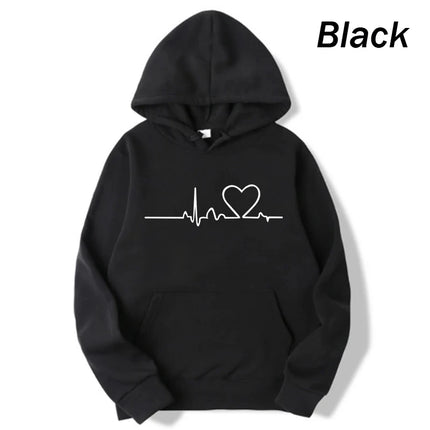 Hoodies Women Heart Nurse Sweatshirt - Hoodies - Chrleisure - Mad Fly Essentials