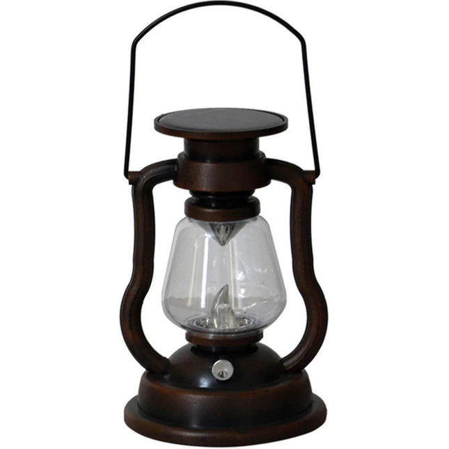 Solar LED 2-Retro Oil Lamp Style Lantern - Mad Fly Essentials