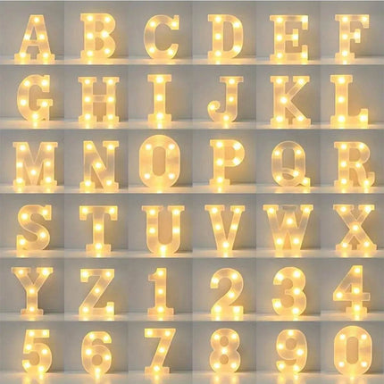 Wedding Decor Led Light Number Letters Sign - Mad Fly Essentials