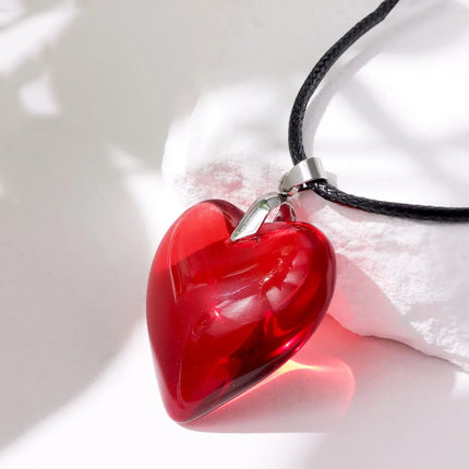 Necklace Vintage Crystal Heart Pendant Set - Necklace - CCBYX - Mad Fly Essentials