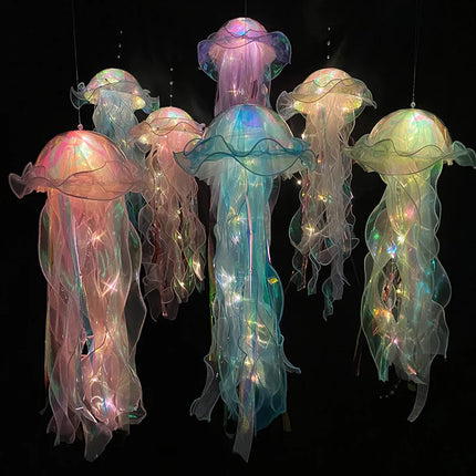 Party Mermaid Theme Jellyfish DIY Animal Lantern