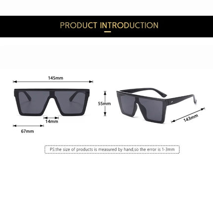 Sunglasses Men Retro Oversized UV400 Sunglasses - Sunglasses - Harmtter - Mad Fly Essentials