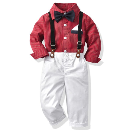 Baby Boy 1-4T Formal Striped Outfit
