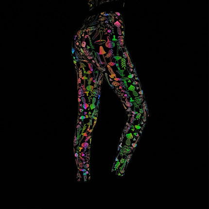 Fitness Leggings Women Grey Honeycomb High Elastic Leggings - Fitness Leggings - Cuhakci - Mad Fly Essentials