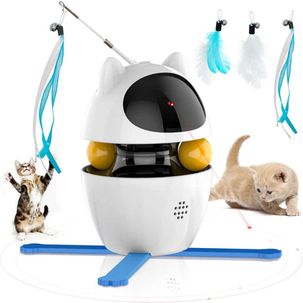 4-in-1 Cat Interactive Pet Essentials  - Mad Fly Essentials