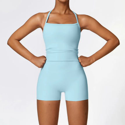 Activewear Set Women 2pc Crop Top Yoga Sportswear Set - Activewear Set - Bessmini - Mad Fly Essentials