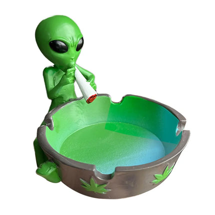 Figurine Alien Resin Tabletop Ashtray Gift - Figurine - Exquisite Mugs - Mad Fly Essentials