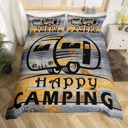 Duvet Set Home Camper 3D Comforter Bedding Set - Duvet Set - Lousidream - Mad Fly Essentials