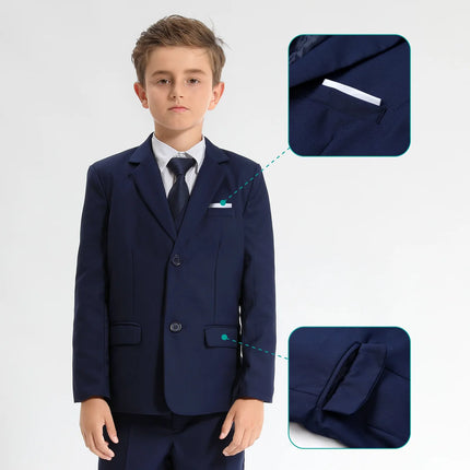 Baby Boy-3pcs Set-Vest Gentleman Formal Suits