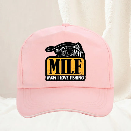 Hat Men Love Fishing Vintage Trucker Cap - Hat - Orchid - Mad Fly Essentials
