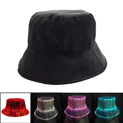 Party Essentials 7 Color LED RGB Bucket Costume Hat - Party Essentials - Party Essentials - Mad Fly Essentials